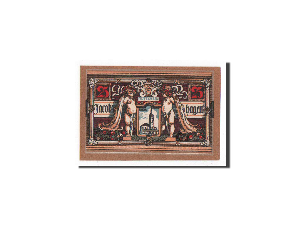 Banknote, Germany, Jacobshagen, 25 Pfennig, ange, 1920, Undated, UNC(65-70)