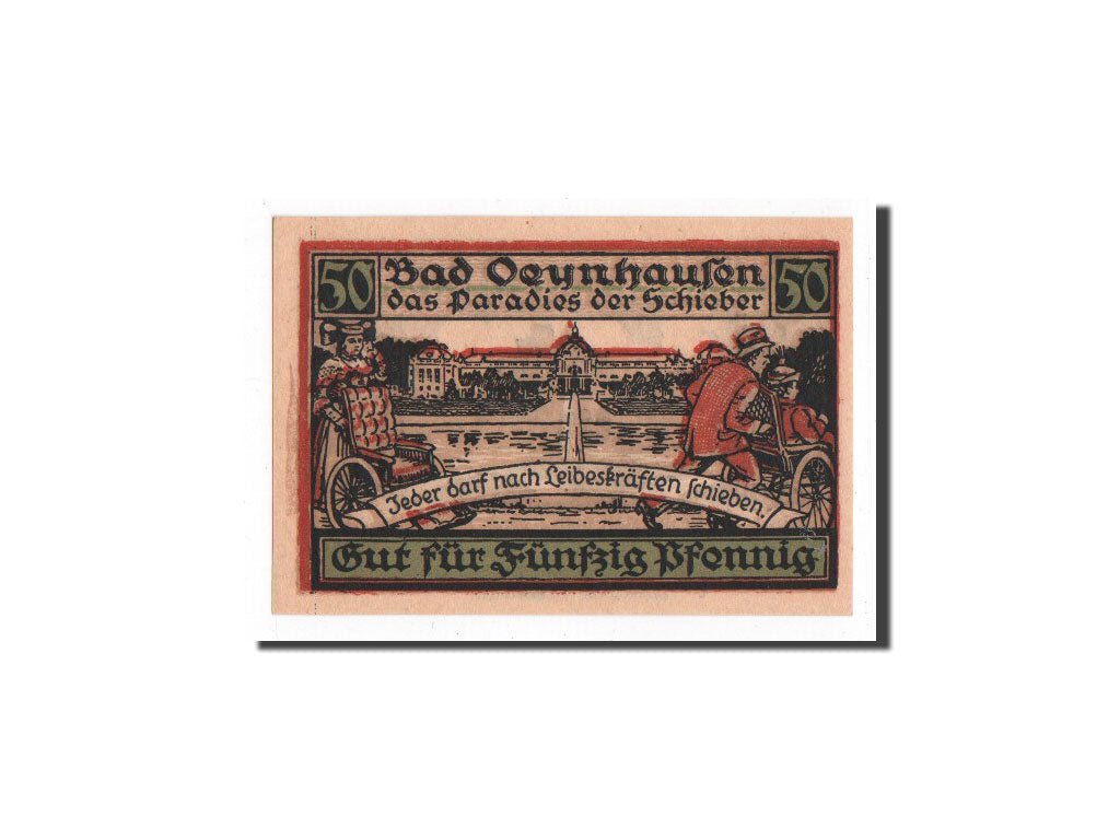 Banknote, Germany, Oeyhausen, 50 Pfennig, personnage, O.D, Undated, UNC(65-70)