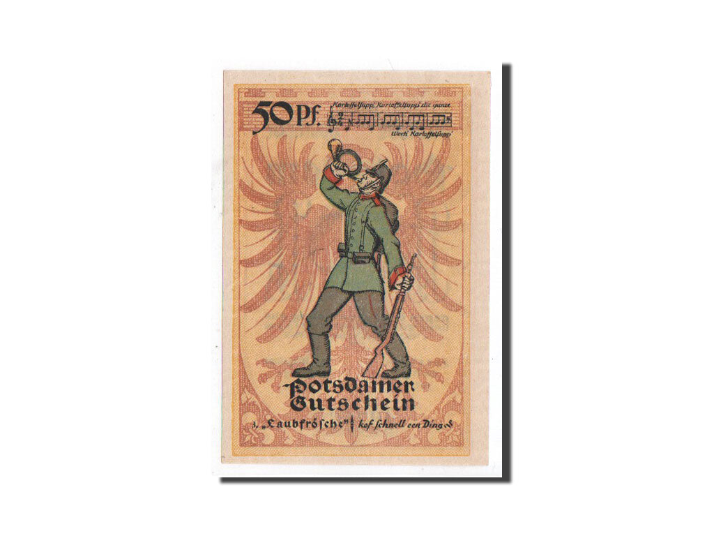 Banknote, Germany, Potsdam, 50 Pfennig, soldat 2, 1921, 1921-11-28, UNC(65-70)