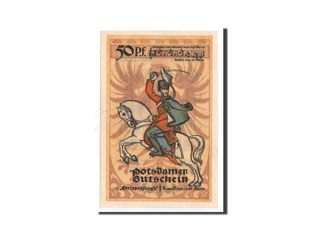 Banknote, Germany, Potsdam, 50 Pfennig, soldat 3, 1921, 1921-11-28, UNC(65-70)