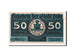 Banknote, Germany, Plön, 50 Pfennig, personnage, 1921, Undated, UNC(65-70)