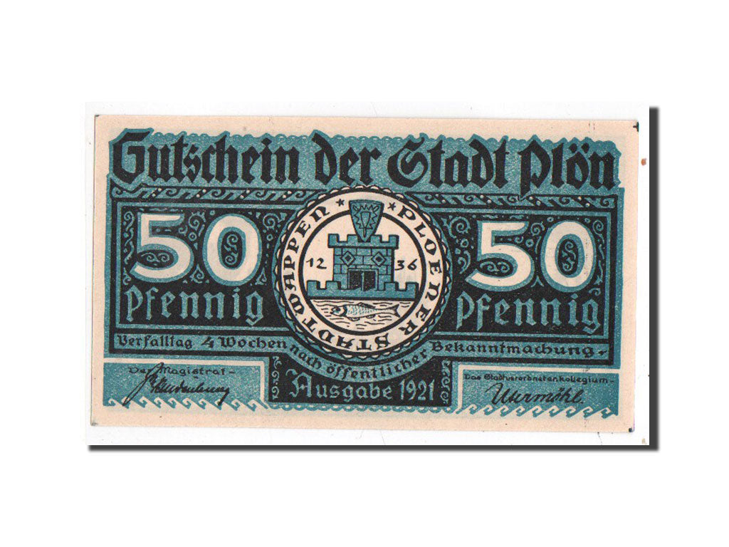 Banknote, Germany, Plön, 50 Pfennig, soldat 3, 1921, Undated, UNC(65-70)