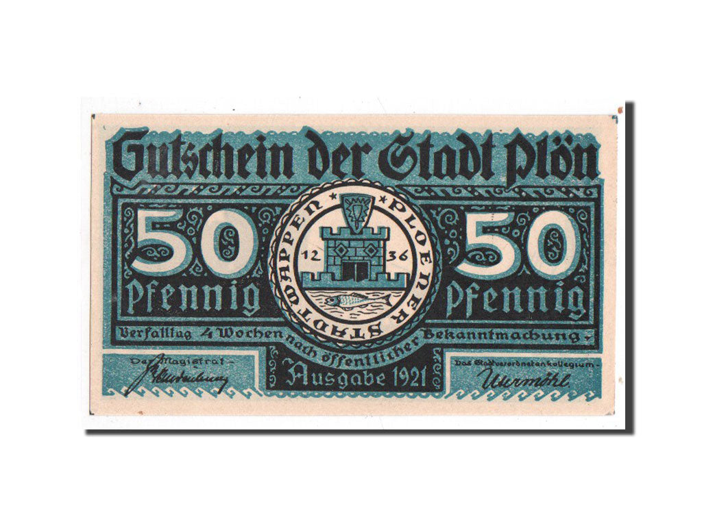 Banknote, Germany, Plön, 50 Pfennig, soldat 4, 1921, Undated, UNC(65-70)