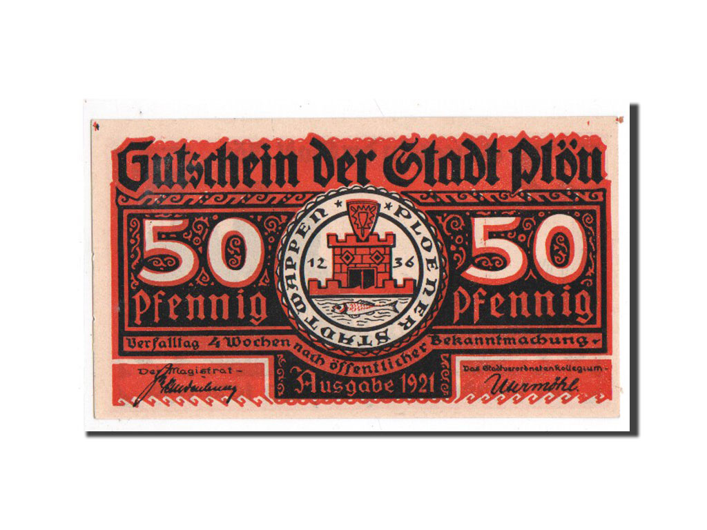 Banknote, Germany, Plön, 50 Pfennig, soldat, 1921, Undated, UNC(65-70)