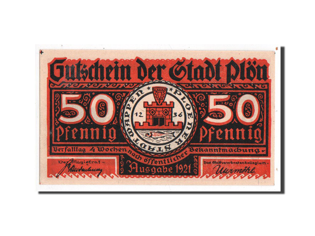 Banknote, Germany, Plön, 50 Pfennig, soldat 1, 1921, Undated, UNC(65-70)