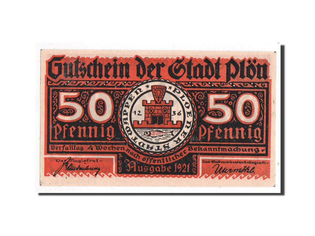 Banknote, Germany, Plön, 50 Pfennig, soldat 2, 1921, Undated, UNC(65-70)