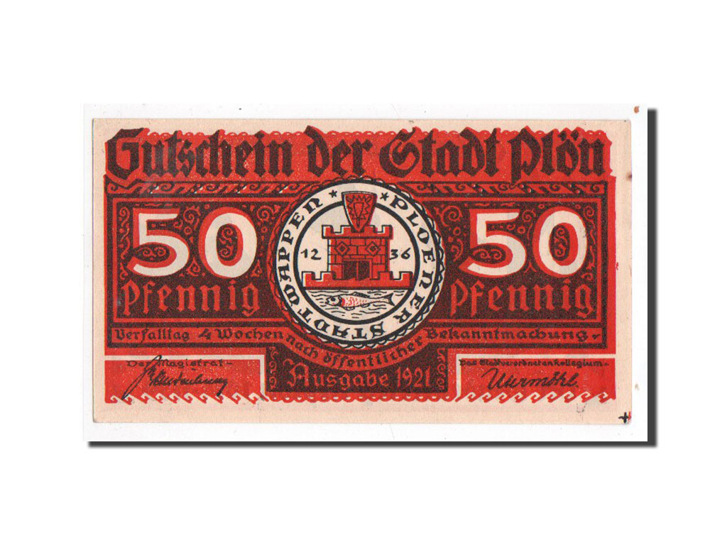 Banknote, Germany, Plön, 50 Pfennig, soldat 3, 1921, Undated, UNC(65-70)