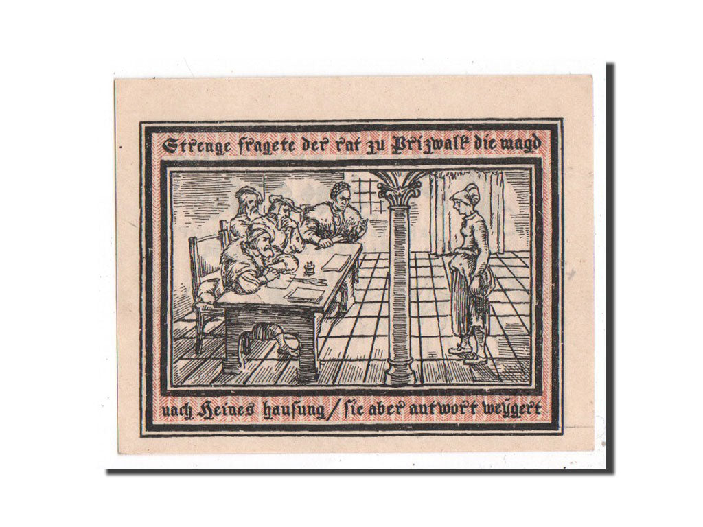 Billete, Alemania, Pritzwalk, 1.5 Mark, personnage 1, 1922, 1922-02-25, UNC