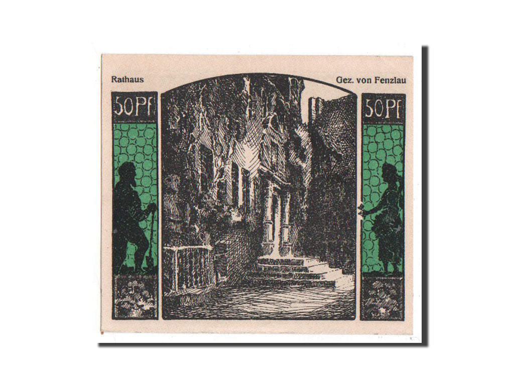 Banknote, Germany, Quedlinburg Stadt, 50 Pfennig, maison 2, 1922, 1922-04-22