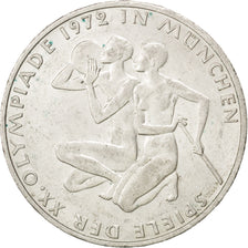 Munten, Federale Duitse Republiek, 10 Mark, 1972, Munich, PR+, Zilver, KM:132