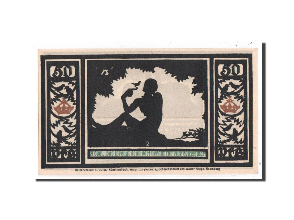 Banknote, Germany, Quedlinburg Stadt, 50 Pfennig, personnage 2, 1921, Undated