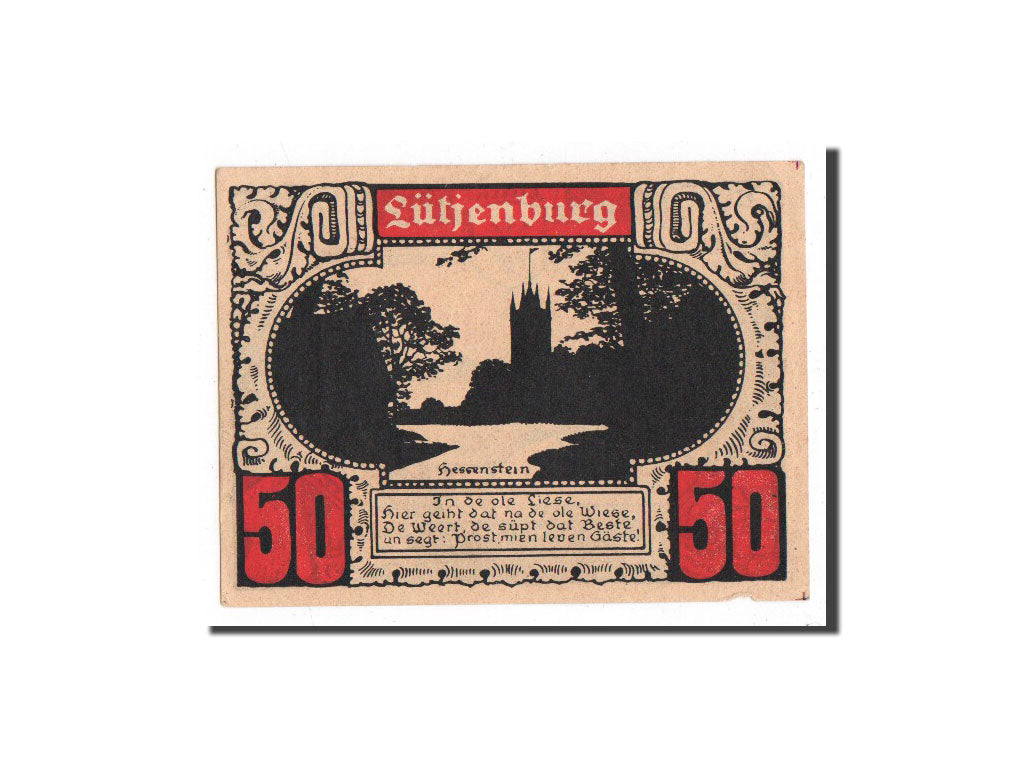 Banknot, Niemcy, Plön, 50 Pfennig, paysage 1, O.D, Undated, UNC(65-70)