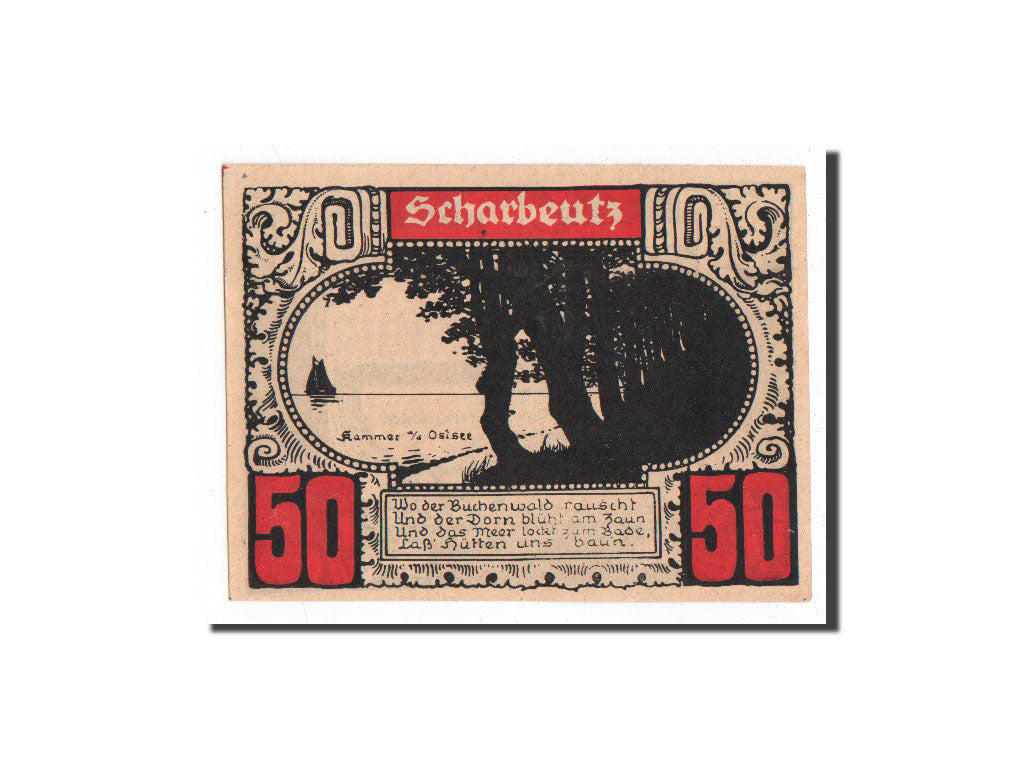 Banconote, Germania, Plön, 50 Pfennig, paysage 2, O.D, Undated, FDS
