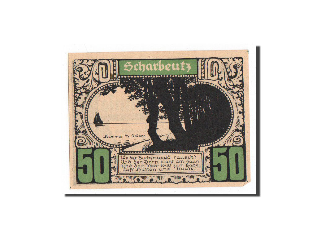Banknote, Germany, Plön, 50 Pfennig, paysage 1, O.D, Undated, UNC(65-70)