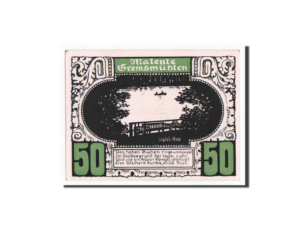 Billet, Allemagne, Plön, 50 Pfennig, paysage, O.D, Undated, NEUF, Mehl:1063.3