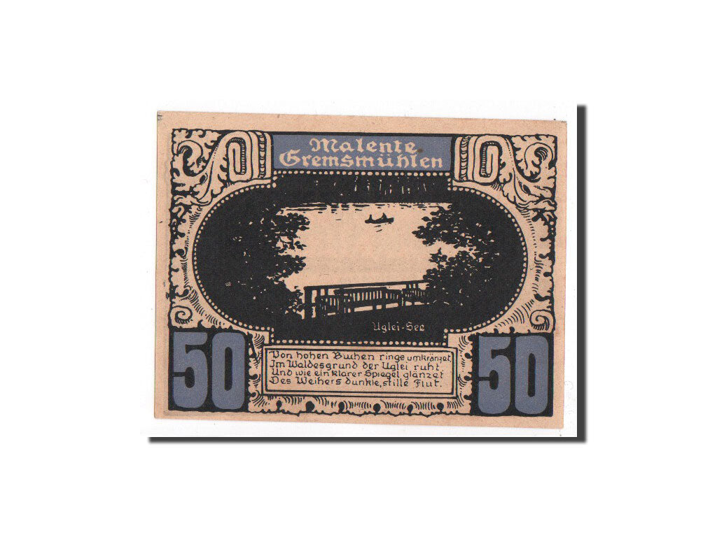 Banknote, Germany, Plön, 50 Pfennig, paysage 2, O.D, Undated, UNC(65-70)