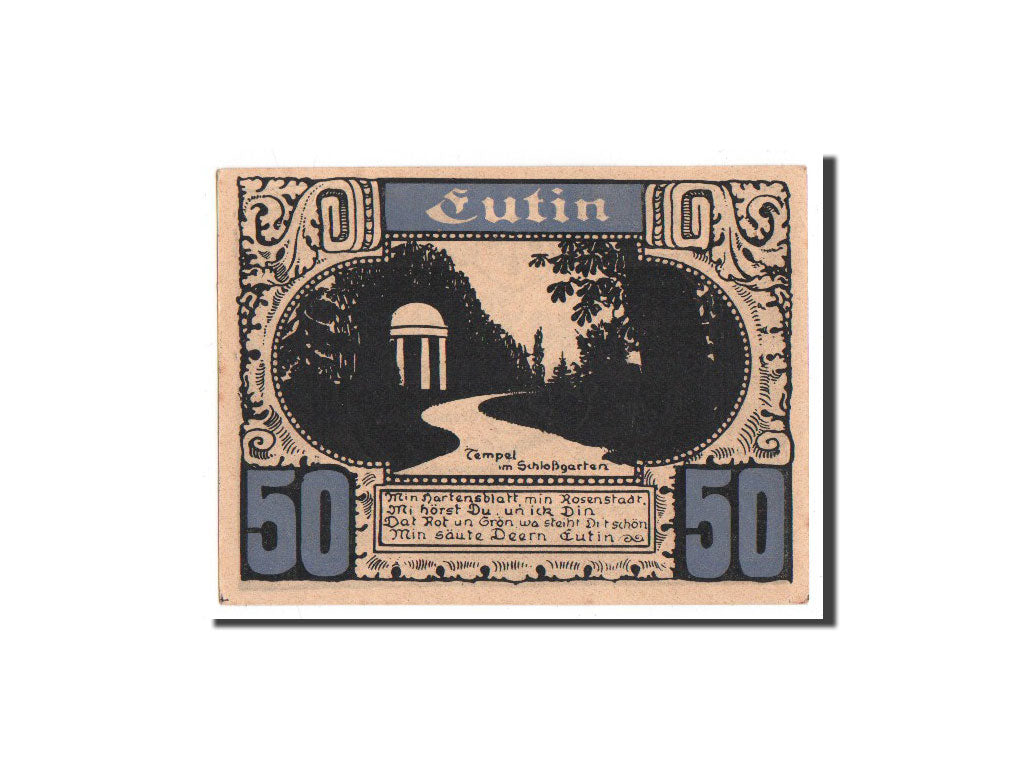 Banknote, Germany, Plön, 50 Pfennig, paysage 3, O.D, Undated, UNC(65-70)