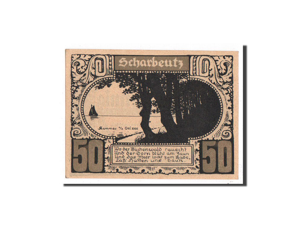 Billete, Alemania, Plön, 50 Pfennig, paysage 1, O.D, Undated, UNC, Mehl:1063.9