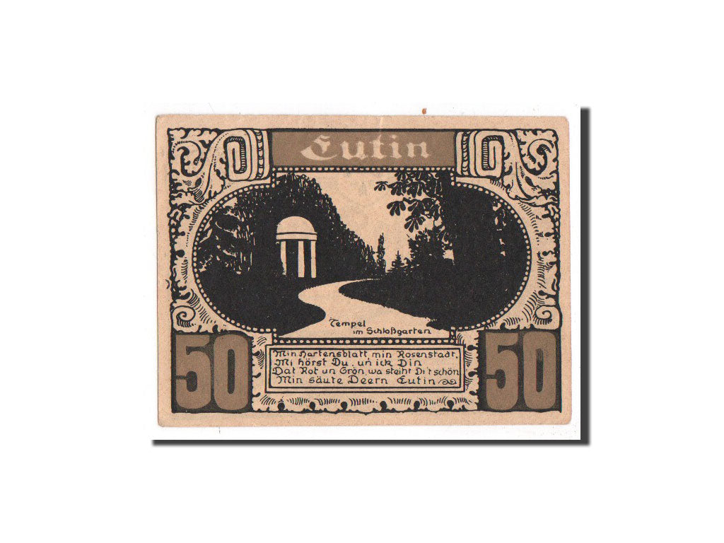 Banknote, Germany, Plön, 50 Pfennig, paysage 2, O.D, Undated, UNC(65-70)