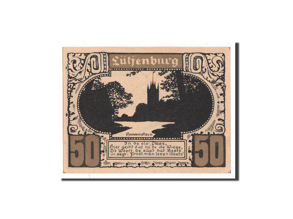 Billet, Allemagne, Plön, 50 Pfennig, paysage 3, O.D, Undated, NEUF, Mehl:1063.9