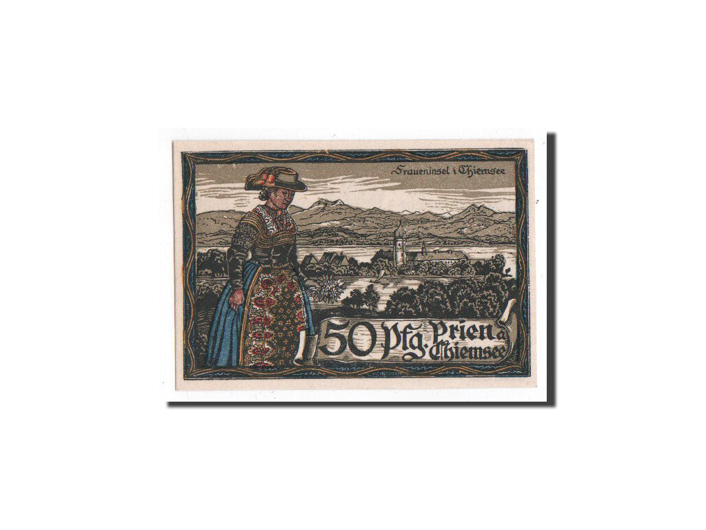 Billet, Allemagne, Prien, 50 Pfennig, personnage, 1920, 1920-12-01, NEUF