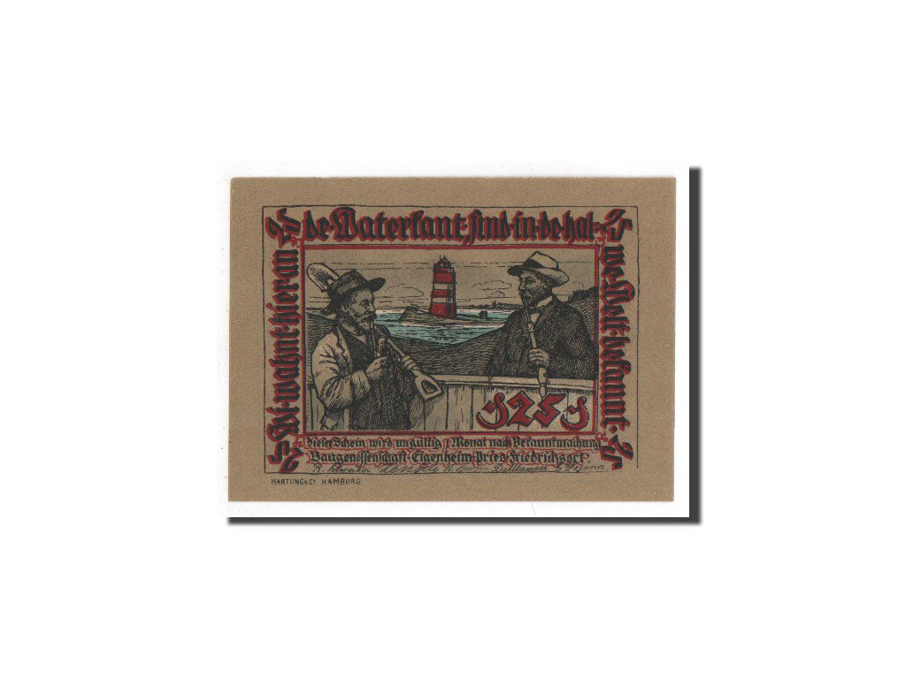 Billet, Allemagne, Pries-Friedrichsort, 25 Pfennig, ferme, O.D, Undated, NEUF