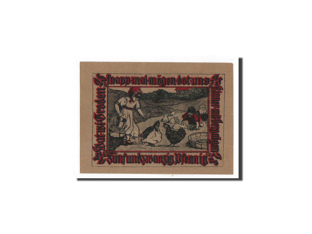 Billet, Allemagne, Pries-Friedrichsort, 25 Pfennig, ferme, O.D, Undated, NEUF