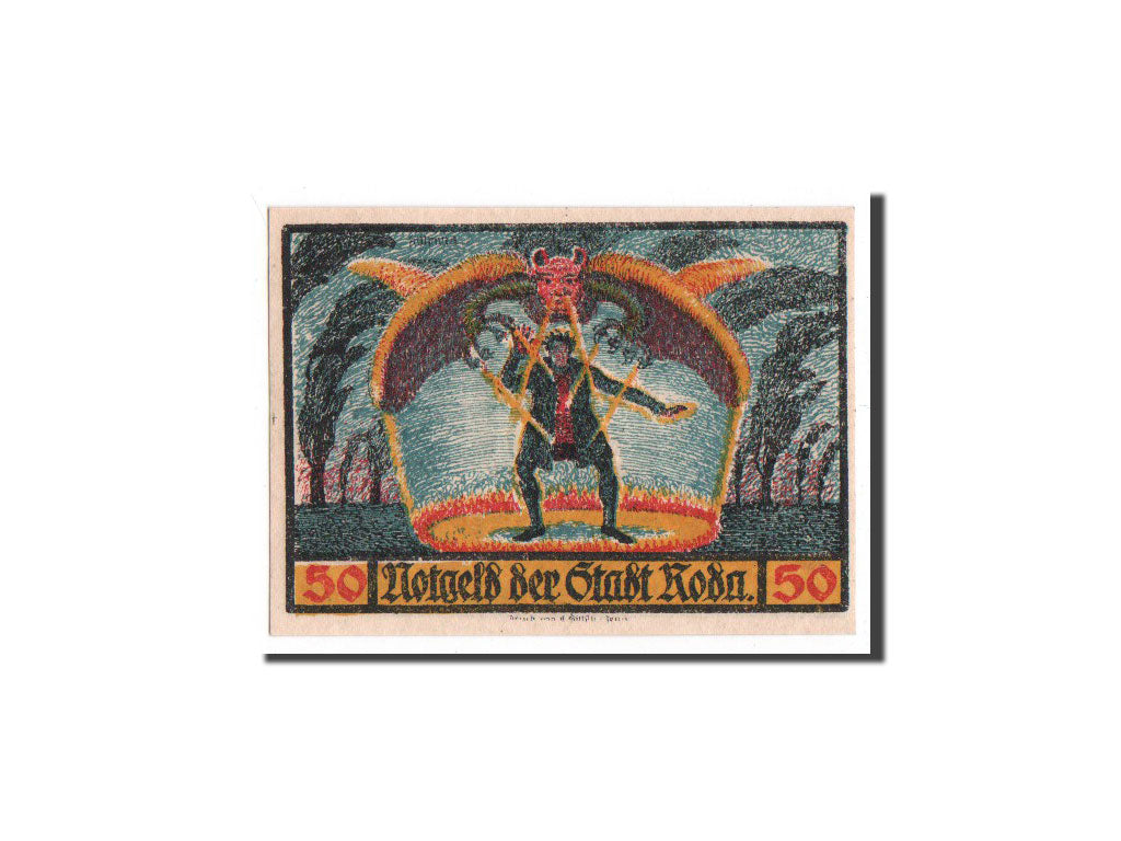 Billete, Alemania, Roda, 50 Pfennig, personnage 5, 1921, 1921-09-30, UNC