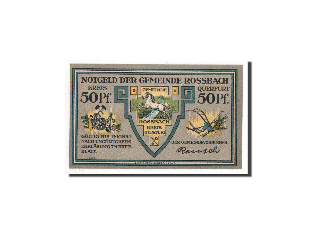 Billet, Allemagne, Rossbach, 50 Pfennig, Bataille, O.D, Undated, NEUF, Mehl:1135
