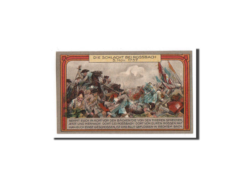 Billet, Allemagne, Rossbach, 50 Pfennig, Bataille, O.D, Undated, NEUF, Mehl:1135