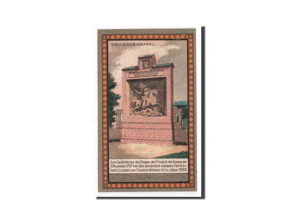Billet, Allemagne, Rossbach, 50 Pfennig, Monument, O.D, Undated, NEUF, Mehl:1135