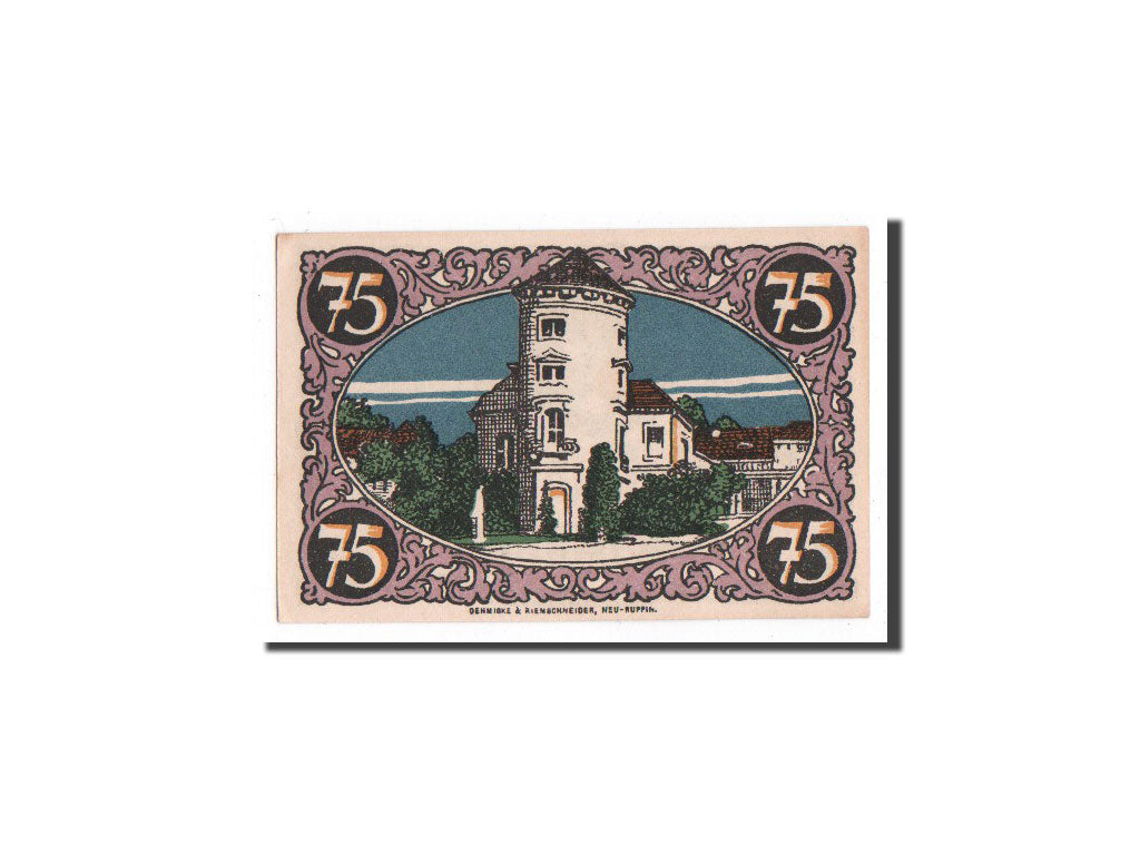 Billet, Allemagne, Rheinberg, 75 Pfennig, Maison, O.D, Undated, NEUF
