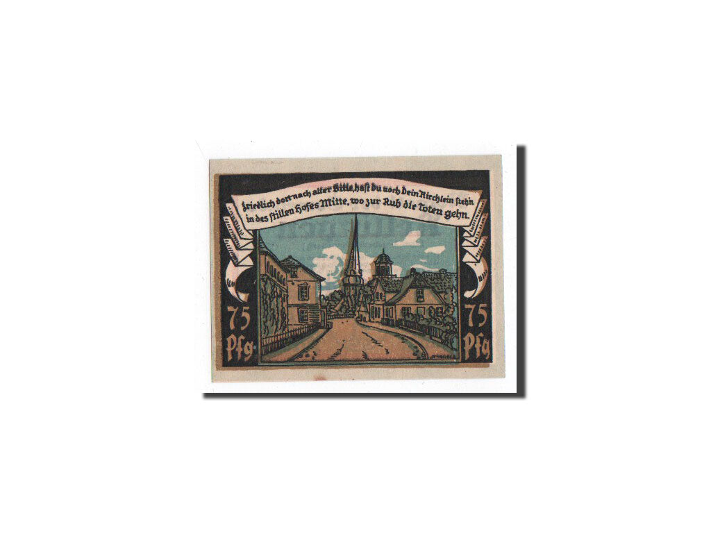 Billet, Allemagne, Rellingen, 75 Pfennig, paysage 1, O.D, Undated, NEUF