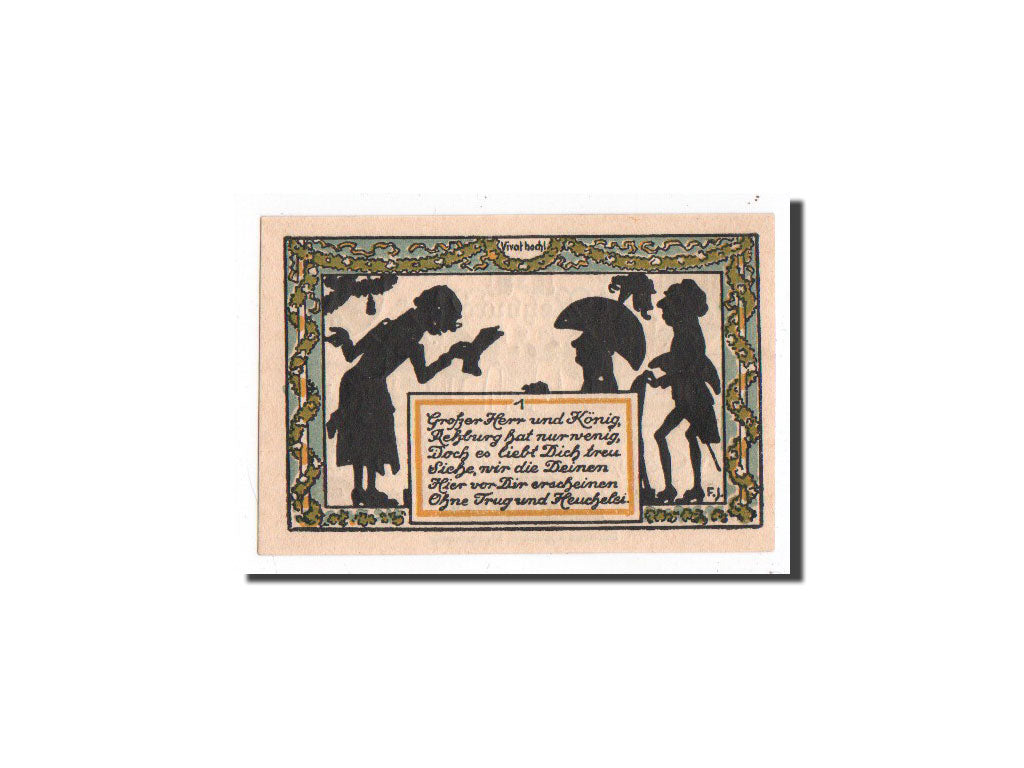 Billet, Allemagne, Rehburg, 50 Pfennig, personnage, 1921, 1921-05-01, NEUF