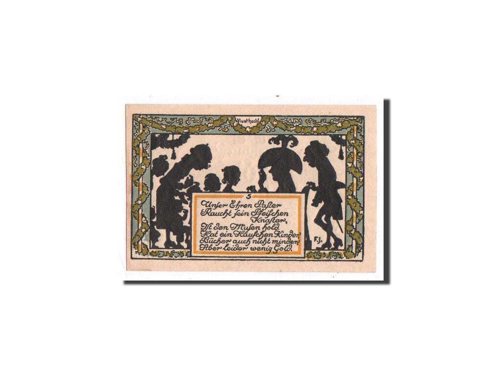 Billet, Allemagne, Rehburg, 50 Pfennig, personnage 4, 1921, 1921-05-01, NEUF