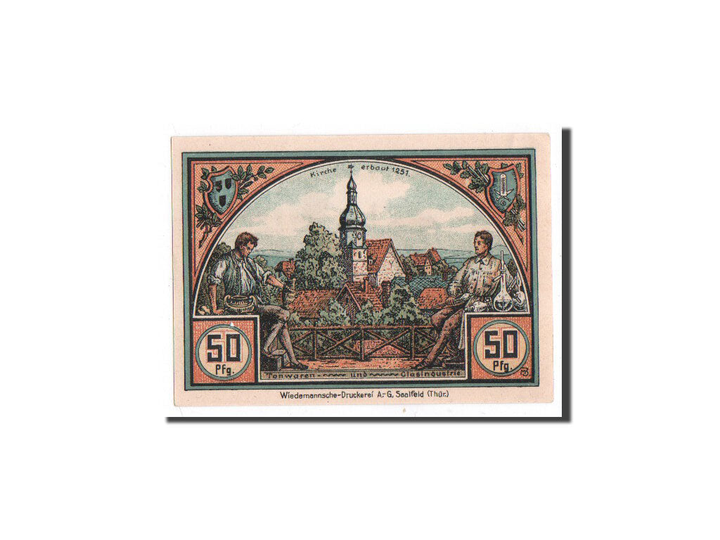 Billet, Allemagne, Roda, 50 Pfennig, personnage, 1921, 1921-10-10, NEUF