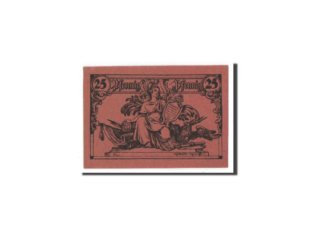 Billet, Allemagne, Rheinsberg, 25 Pfennig, personnage, O.D, Undated, NEUF