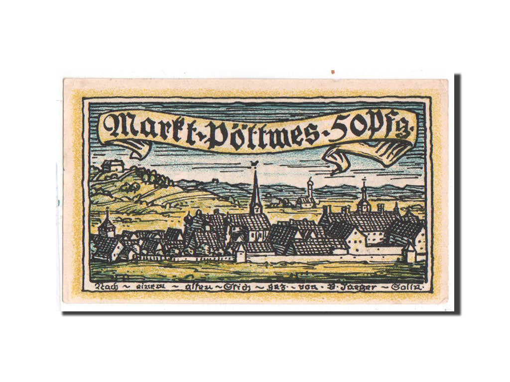 Banknote, Germany, Pöttmes, 50 Pfennig, paysage, O.D, Undated, UNC(65-70)