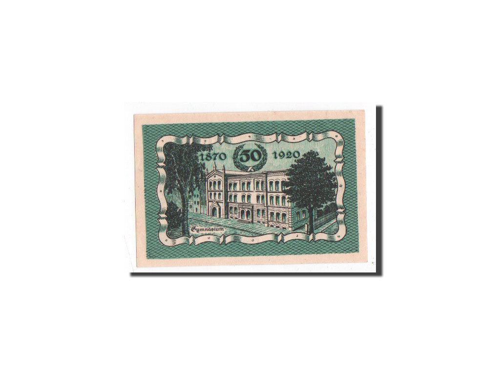 Billete, Alemania, Patschkau, 50 Pfennig, château, 1921, Undated, UNC