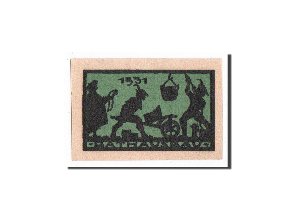 Billet, Allemagne, Ansbach, 25 Pfennig, personnage 2, 1921, 1921-08-12, NEUF