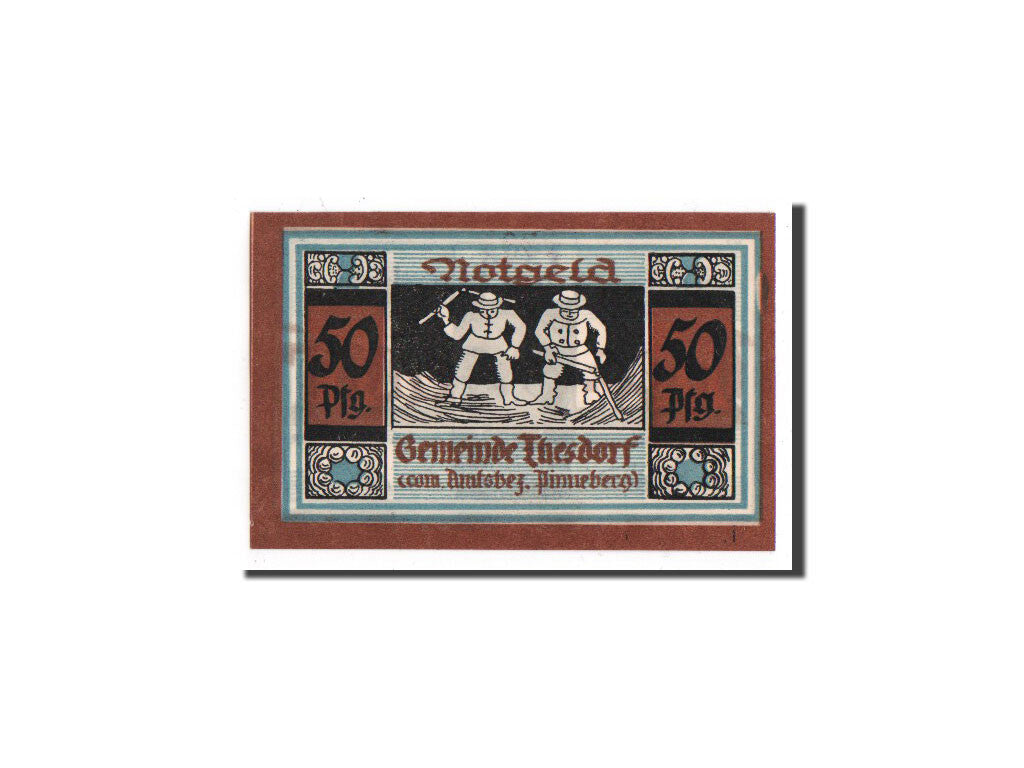 Billet, Allemagne, Thesdorf, 50 Pfennig, paysan, O.D, Undated, NEUF