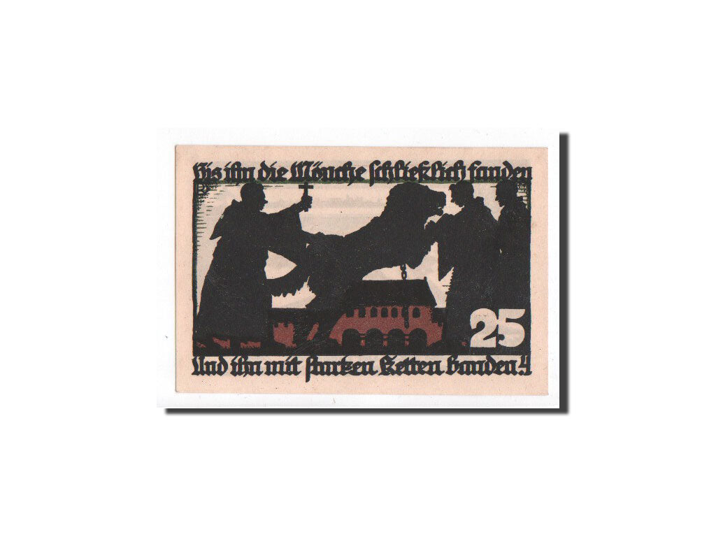 Billet, Allemagne, Vechta, 25 Pfennig, personnage, 1922, 1922-03-15, NEUF