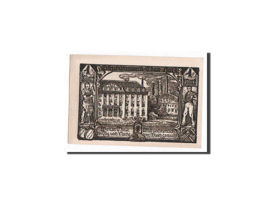 Banknote, Germany, Thale a.Harz Stadt, 100 Pfennig, Maison, 1921, Undated