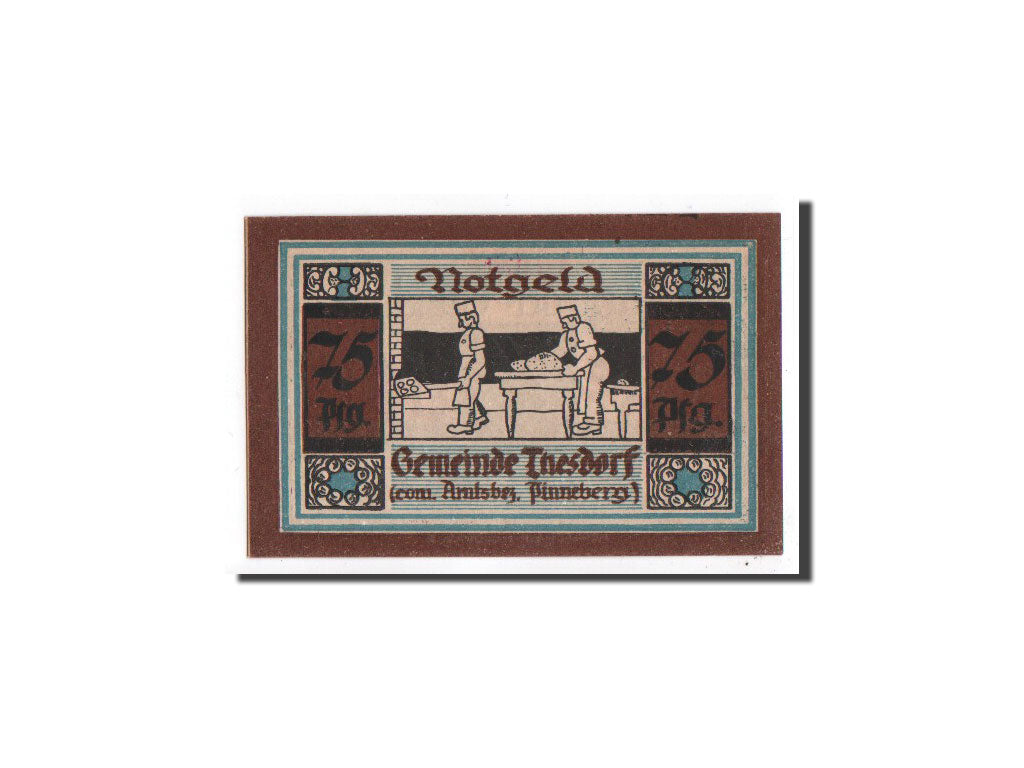 Banknote, Germany, Thesdorf, 75 Pfennig, boulanger, O.D, Undated, UNC(65-70)