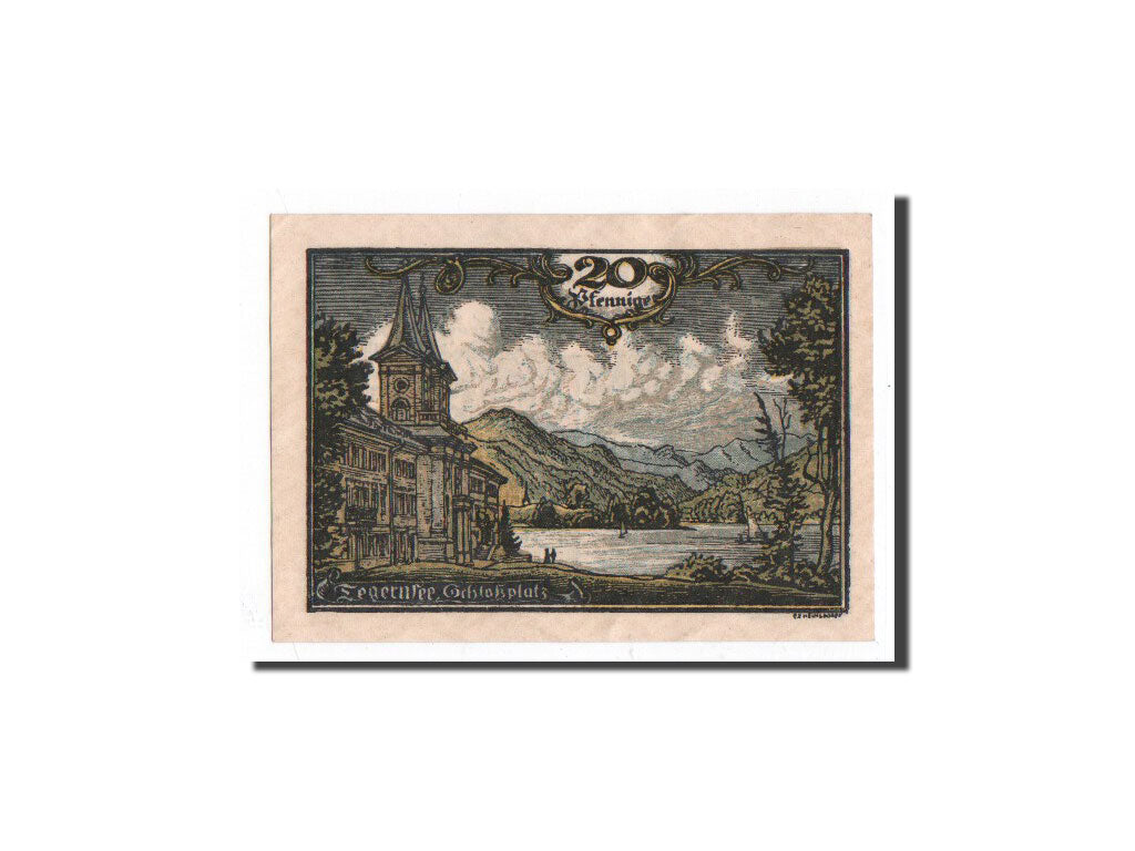 Banknote, Germany, Tegernsee, 20 Pfennig, paysage, 1921, 1921-06-01, UNC(65-70)