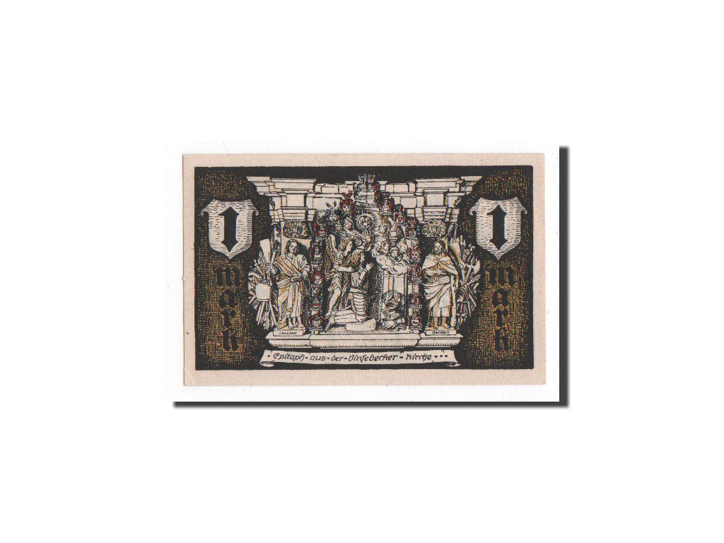 Banknote, Germany, Vinsebeck, 1 Mark, personnage, 1921, 1921-05-15, UNC(65-70)