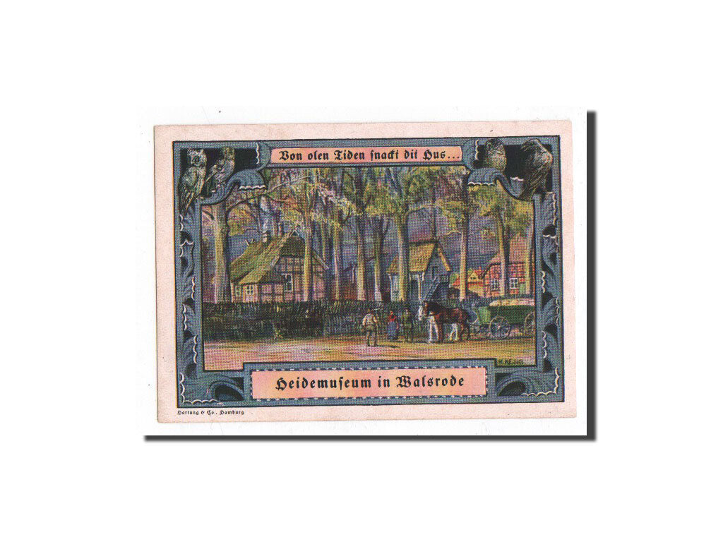 Billete, Alemania, Walsrode, 1 Mark, paysage 1, O.D, Undated, UNC, Mehl:1372