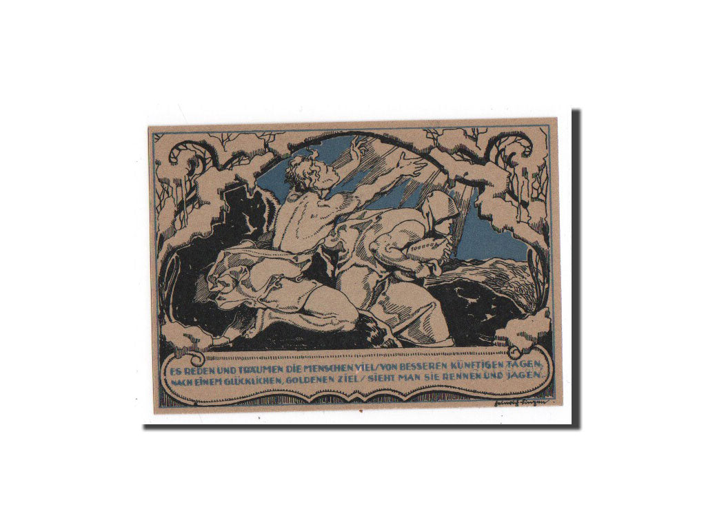 Banknote, Germany, Weimar, 50 Pfennig, personnage 1, 1921, 1921-03-01