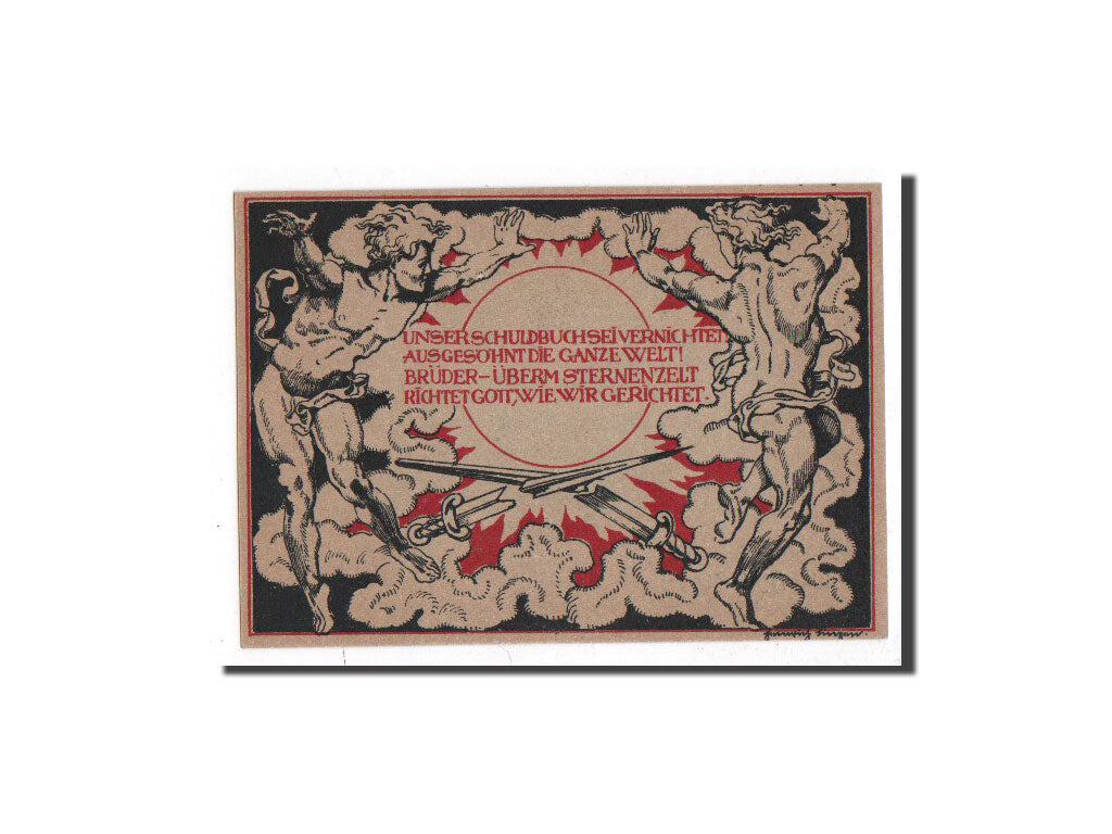 Banknote, Germany, Weimar, 50 Pfennig, personnage 2, 1921, 1921-03-01