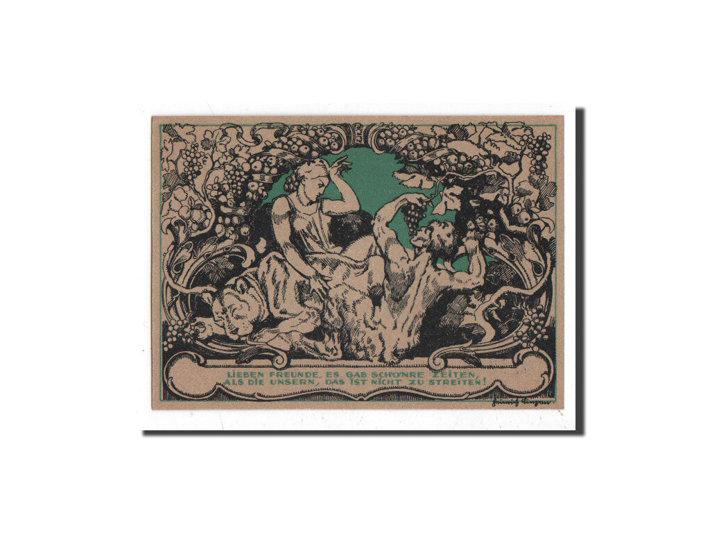Banknote, Germany, Weimar, 50 Pfennig, personnage 1, 1921, 1921-03-01